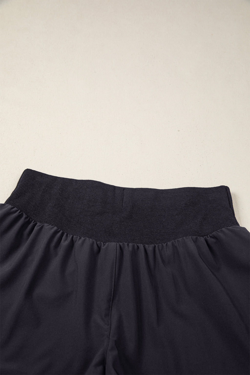 Black High Waist Athletic Shorts